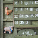 Retro rustic creative bilingual furniture Mediterranean can hang wood manua