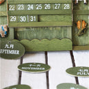 Retro rustic creative bilingual furniture Mediterranean can hang wood manua