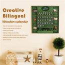 Retro rustic creative bilingual furniture Mediterranean can hang wood manua