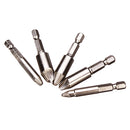 Drillpro 5pcs Screw Remover Broken Stripped Screw and Bolt Remover Extractor