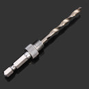 4pcs Professional Doors Self Centering Hinge Hardware Drill Bit Set