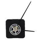 Big Pointer DIY Clock plastic+Metal Texture Creative Gear Wall Clock Retro  F4E6