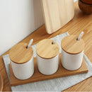 Simple life Creative Ceramics kitchen food containers organizer jars for sp