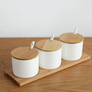 Simple life Creative Ceramics kitchen food containers organizer jars for sp