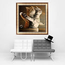 Romantic Cats 5D Diamond Embroidery Painting Cross Stitch Craft Decoratio D H7S2