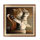 Romantic Cats 5D Diamond Embroidery Painting Cross Stitch Craft Decoratio D H7S2
