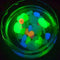 100Pcs Glow in the Dark Pebbles Artificial Stone Walkway Aquarium Fish Tank