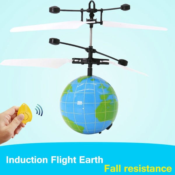 Fantastic Infrared Induction Drone Flying Flash LED Lighting Ball Helicopte P2V2