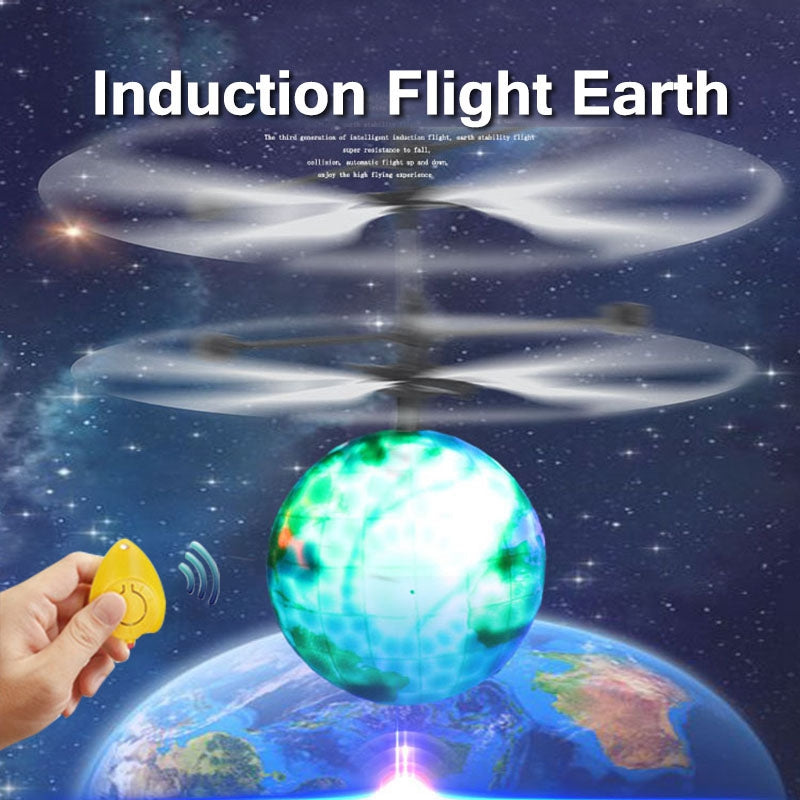 Fantastic Infrared Induction Drone Flying Flash LED Lighting Ball Helicopte P2V2