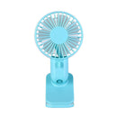 1PC Protable Double Turn Leaves Fan Electric Fans USB Table Stand Fans 2-Sp P1F9