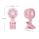 1PC Protable Double Turn Leaves Fan Electric Fans USB Table Stand Fans 2-Sp P1F9