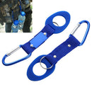 8 Pack Silicone Water Bottle Holder Hook W/ Key Ring - Hanging Buckle Miner