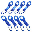 8 Pack Silicone Water Bottle Holder Hook W/ Key Ring - Hanging Buckle Miner