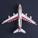 Alloy Airplane Brooch Pins Enamel Red Plane Luxury Brooches For Women CostumZ1D2