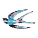 Classic Alloy Enamel Swallow Brooch Pins Scarf Pins Christmas Gift Banquet  B5N3