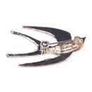 Classic Alloy Enamel Swallow Brooch Pins Scarf Pins Christmas Gift Banquet