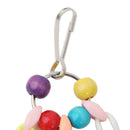 Parrot Bird Toys Metal Ring Bell Hanging Cage Toys For Parrot Squirrel Para Q2M5