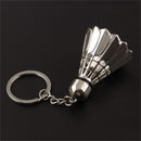 Creative metal badminton key chain three-dimensional badminton tournament s