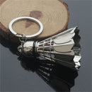 Creative metal badminton key chain three-dimensional badminton tournament s