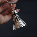 Creative metal badminton key chain three-dimensional badminton tournament s