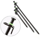 50 Pcs Green Camping Nail Night Vision Luminous Ring Round Multi-functional