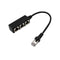 RJ45 Y Splitter Ethernet Cable Adapter 1 Male To 3 Female Port LAN Networking Cable