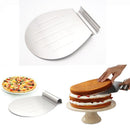 1PCS Baking Tools Stainless Steel Transfer Cake Tray Moving Plate Bread Piz F4C4