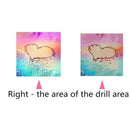 The Sandy beach heart-shaped 5d diy diamond painting cross stitch of diamon
