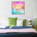 The Sandy beach heart-shaped 5d diy diamond painting cross stitch of diamon