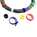 50pcs Reusable Fastening Cable Ties Microfiber Cloth 6-Inch Hook and Loop Cord