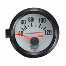 Universal Car Black Water Temp Celsius Gauge TACHO 40-120C Blue Light 2" 52mm