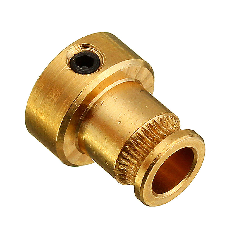 2pcs Brass Feeding Wheel 1.75mm Filament Extruder Drive Gear For 3D Printer Extruder Pulley
