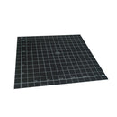 300*300mm Black Square Scrub Surface Heated Bed Sticker Sheet With 1:1 Coordinate