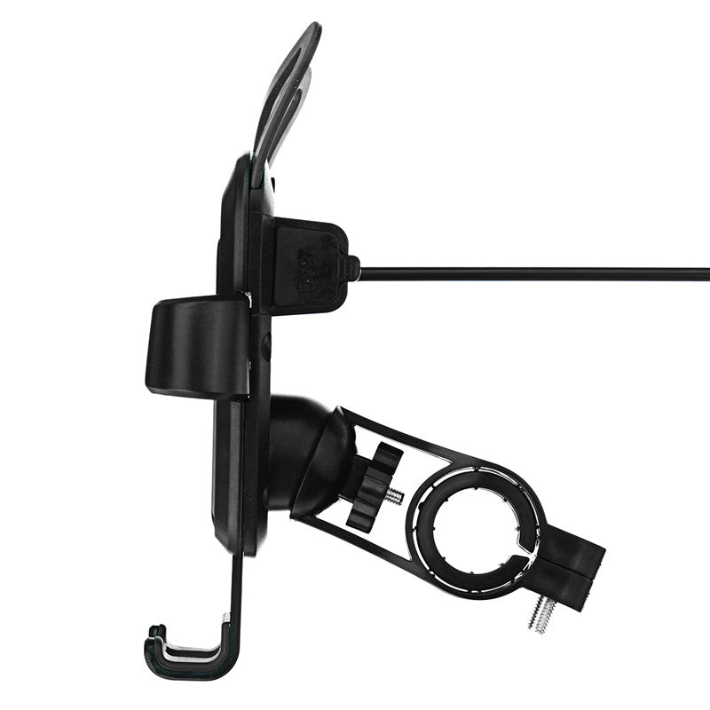 Universal USB Charge Anti-slip Motorcycle Handlebar Holder Stand for iPhone Xiaomi Mobile Phone