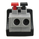 10PCS LUSTREON DC Power Female 5.5*2.1mm Connector Adapter Plug Cable Pressed for LED Strips 12V