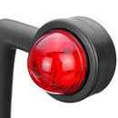 Pair LED Side Marker Lights Indicator Lamp 12V/24V Red White for Car Truck Trailer Lorry Van