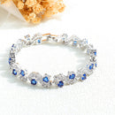 AAA Zircon Platinum Plated Bracelet