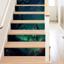 Miico LT012 Halloween Stciker Stair Sticker Horror Wall Sticker Removable Sticker