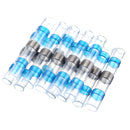 Excellway 250PCS Solder Seal Wire Connectors Waterproof Heat Shrink Butt Connectors Solder Ring Rerminal Tube Terminal Wire Connector Terminal
