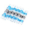 Excellway 250PCS Solder Seal Wire Connectors Waterproof Heat Shrink Butt Connectors Solder Ring Rerminal Tube Terminal Wire Connector Terminal