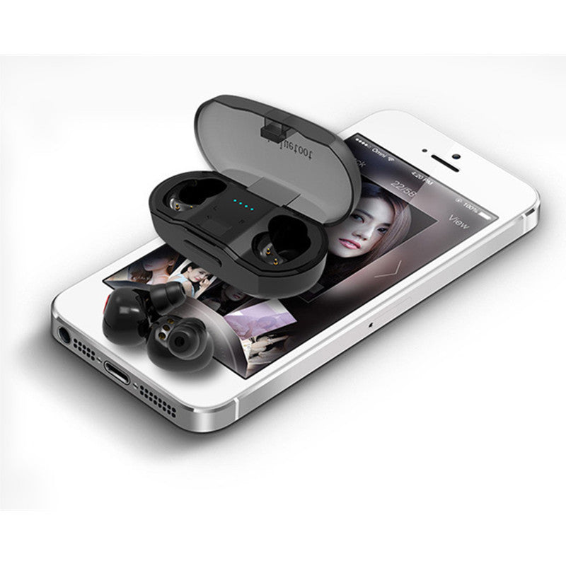 [True Wireless] Portable TWS bluetooth 5.0 Sports Earphone Noise Reduction IPX5 Waterproof With Mic