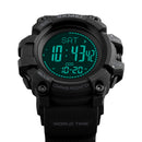SKMEI 1356 Compass Pedometer Calorie Sport Watch Chronograph World Time Stopwatch Digital Watch