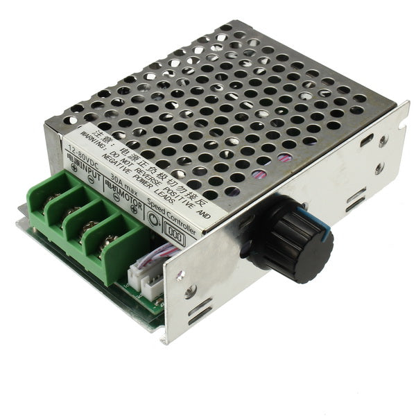 DC12V-80V 30A  High Power Digital PWM DC Motor Speed Regulator