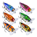 ZANLURE 1Pcs 4cm/4g Popper Artificial Insect Sytle Topwater Fishing Lure 8