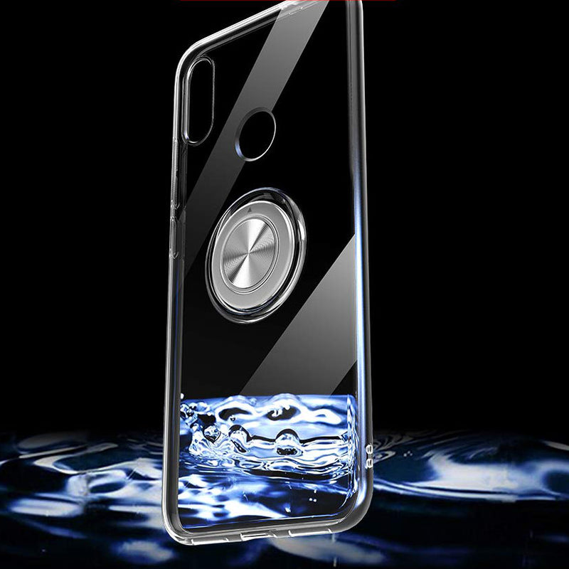 Bakeey Ultra-thin With Ring Holder Anti-fingerprint Soft TPU Protective Case For Xiaomi Mi 9 / Xiaomi Mi9 Transparent Edition