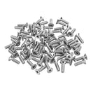Suleve M3SH7 50Pcs M3 Stainless Steel Hex Socket Flat Head Countersunk Screws Bolts 4-12mm Length