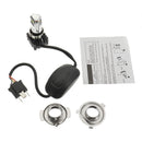 3 LED 3500LM 6000k Motorcycle Bike Car H4 COB HI/Lo Beam Headlight Lamp Bulb Kit