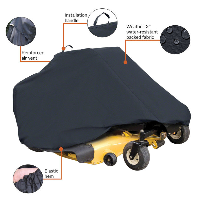 Classic Accessories Zero-Turn Lawnmower Cover Up To 60" W