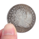 Flowing Hair Half Dollar Coin United States Of Liberty American Coins USA 1795 Decorations