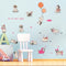 Miico SK7186 Children's Bedroom Decoration Sticker Wall Sticker DIY Stickers Cabinet Stickers